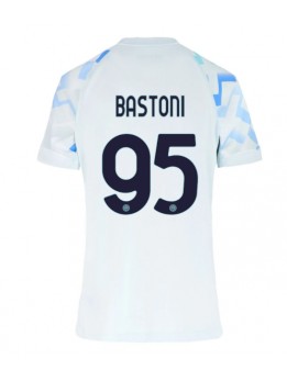 Inter Milan Alessandro Bastoni #95 Zenski Gostujuci Dres 2025-26 Kratak Rukavima Inter Milan Alessandro Bastoni #95 Zenski Gostujuci Dres 2025-26 Kratak Rukavima